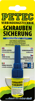 PETEC Schraubensicherung mittelfest 5g