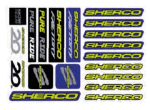 SHERCO MINI STICKER BOGEN A5